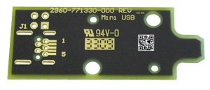 Convert pcb mini usb plug to edge pcb